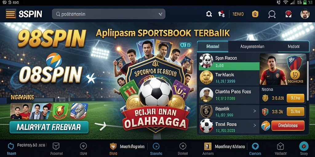 Tampilan gameplay Sportsbook yang menarik di 98SPIN.