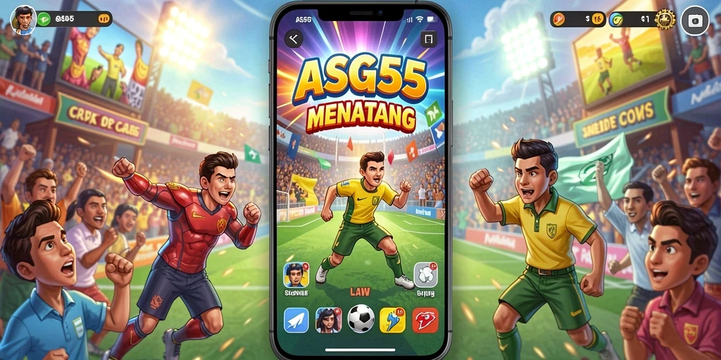 Gambaran gameplay seru dari ASG55 yang penuh tantangan.