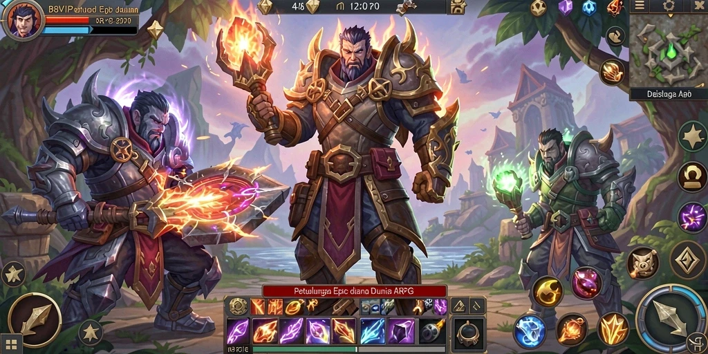 Tampilan gameplay B8VIP yang mengasyikkan dan penuh aksi.