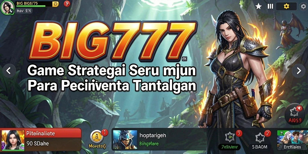 Screenshot menunjukkan gameplay mendebarkan dari BIG777 yang penuh strategi.