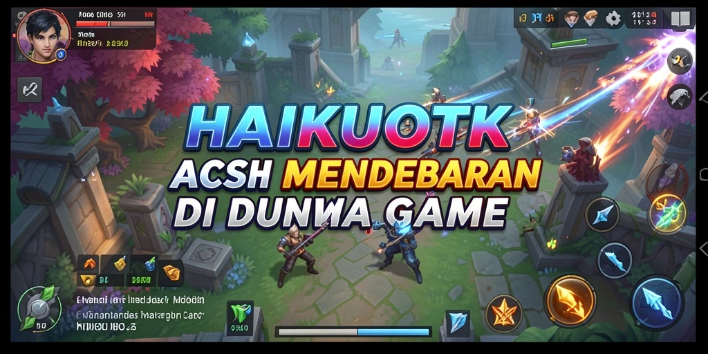 Tampilan aksi seru HAIKUOTK dalam gameplay mendebarkan.