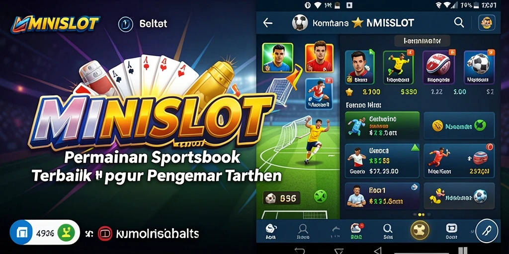 Tampilan gameplay <strong>MINISLOT</strong> yang menampilkan berbagai opsi taruhan olahraga.