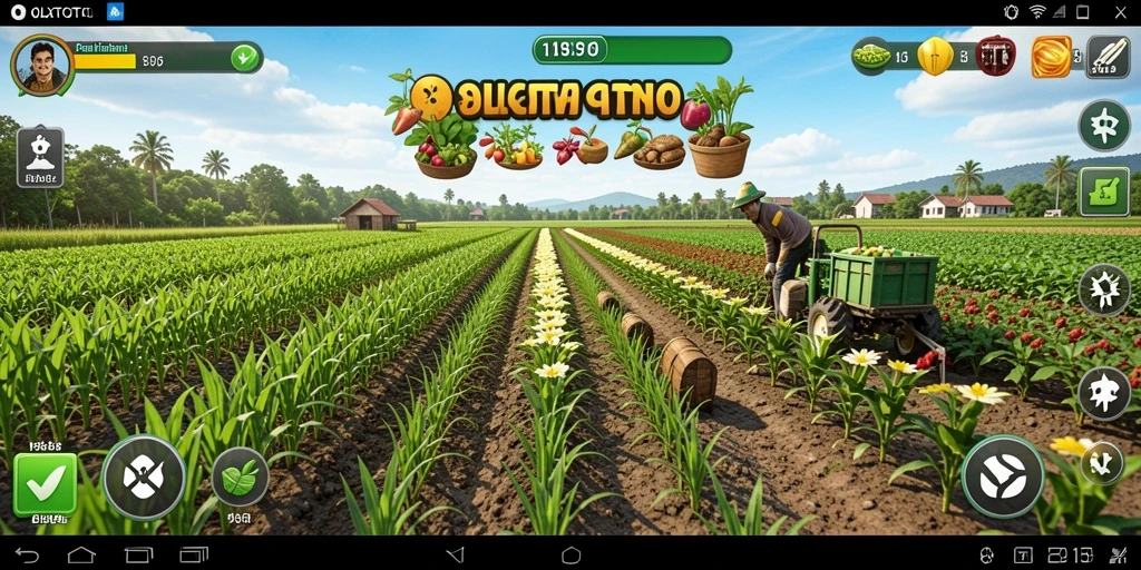 Tampilan gameplay OLXTOTO dengan suasana petanian yang indah.