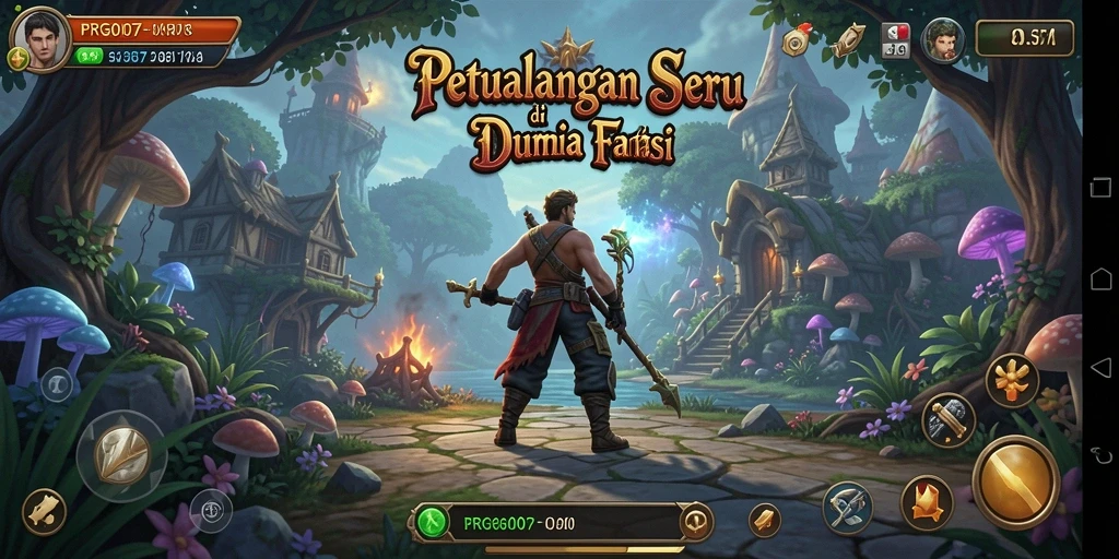 Screenshot gameplay PRG007 menunjukkan momen seru dalam petualangan.