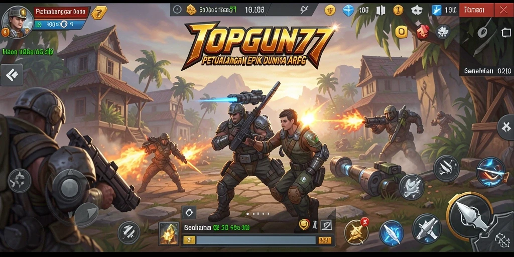 Gameplay menarik dalam TOPGUN77 dengan aksi mendebarkan.
