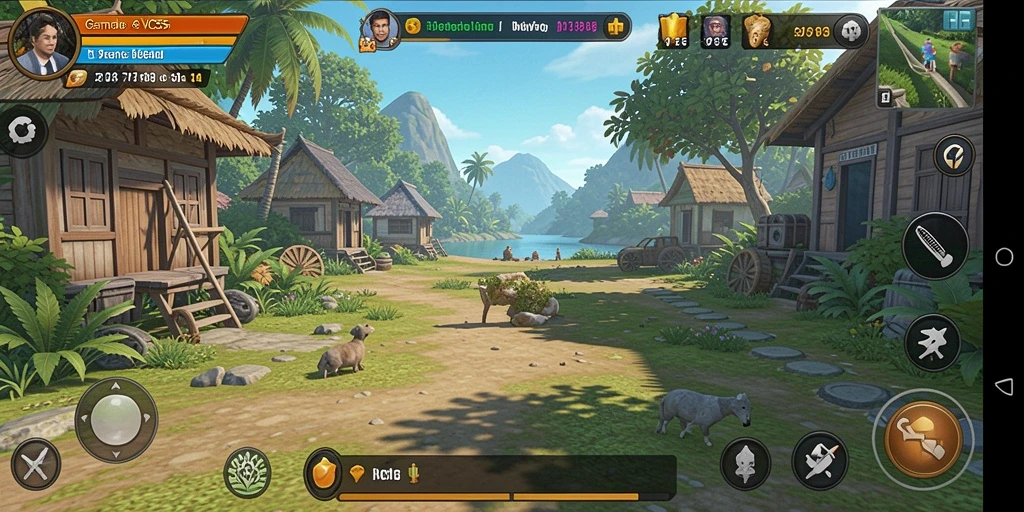 Tampilan gameplay VC55 yang memukau dan menampilkan karakter aktif.