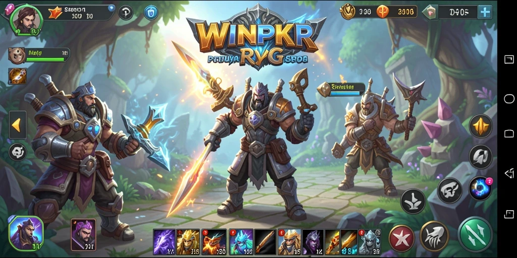 Screenshot menampilkan gameplay RPG yang menarik dan penuh aksi.